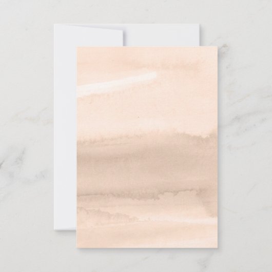 LDS TEMPLE SEALING KAART | Rustieke houten blos Bl (Achterkant)