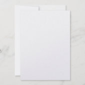 LDS Temple Wedding Invitation - De Veil Uitnodigin Kaart (Achterkant)