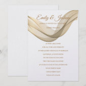 LDS Temple Wedding Invitation - De Veil Uitnodigin Kaart (Voorkant / Achterkant)