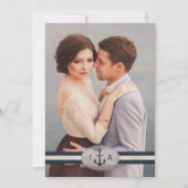 LDS TEMPLE WEDDING INVITATION | Foto Anchor Kaart (Voorkant)