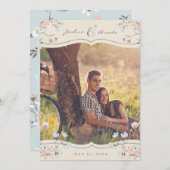 LDS TEMPLE WEDDING INVITATION | Foto Kaart (Voorkant / Achterkant)