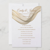 LDS Temple Wedding Invitation-The Veil Kaart (Voorkant)