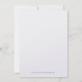 LDS Temple Wedding Invitation-The Veil Kaart (Achterkant)