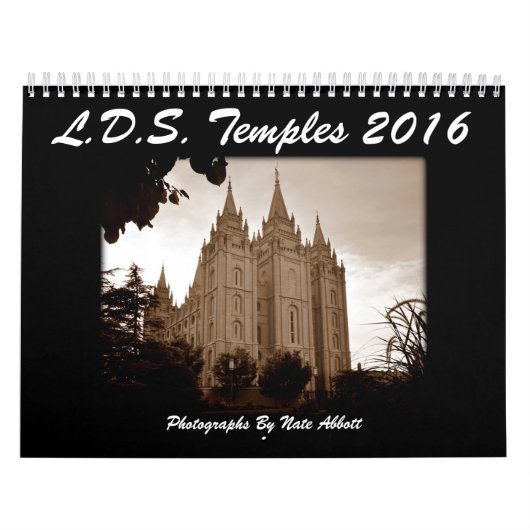 LDS Temples 2016 Kalender (Hoes)
