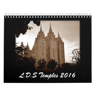 LDS Temples 2016 Kalender