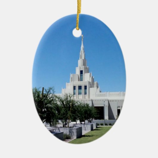 LDS Temples Keramisch Ornament (Voorkant)