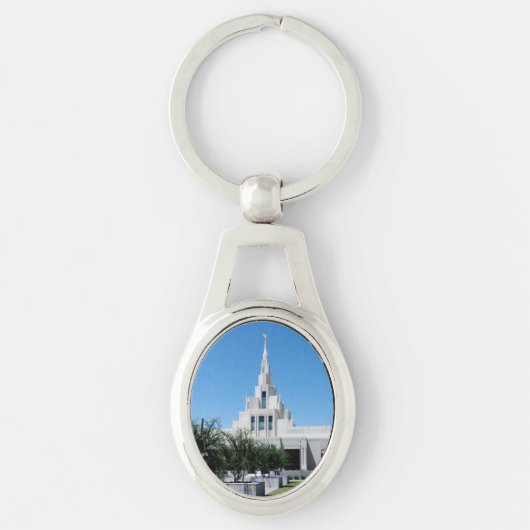 LDS Temples Sleutelhanger (Voorkant)