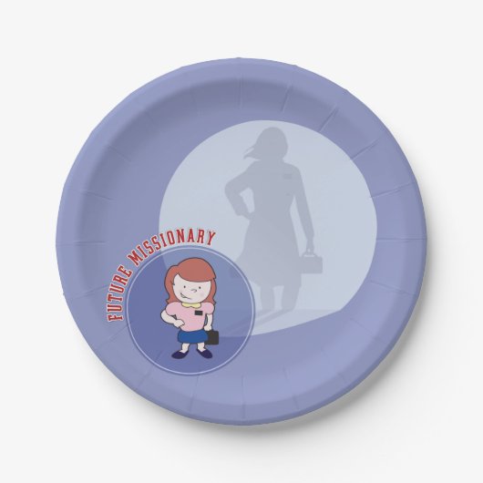 LDS toekomstige borden voor zendpapier Papieren Bordje (Voorkant)