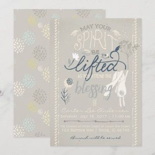 LDS VERBORGING INVITATIE   Jongen Bunny-Collectie Kaart