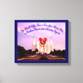 LDS Washington D.C. Temple Canvas Afdruk (Voorkant)
