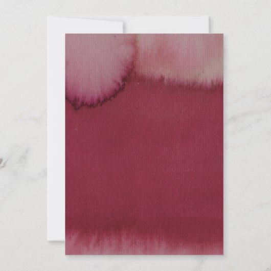 LDS WEDDING INVITATION | Elegant Floral Rustic Kaart (Achterkant)