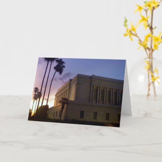 Lds- Wenskaart Kaart (Gele Bloem)