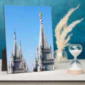 lds zout meer stad tempple angel moroni fotoplaat (Zijkant)