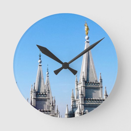 lds zout meer stad tempple angel moroni ronde klok (Voorkant)