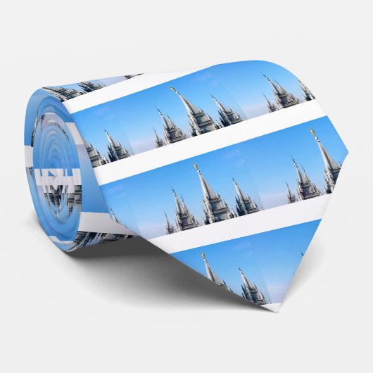 lds zout meer stad tempple angel moroni stropdas (Opgerold)