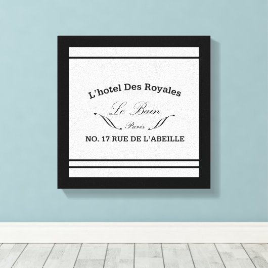 Le Bain Canvas Art Print (Insitu (Houten vloer))