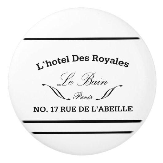 Le Bain Ceramic Pull Keramische Knop (Voorkant)