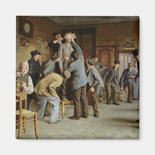 Le Bain de Pieds Inattendu, 1895 Magneet (Voorkant)