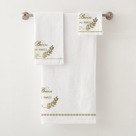 Le Bain Du Paris Bathroom Towel Set Bad Handdoek (Insitu)