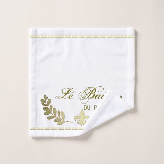 Le Bain Du Paris Bathroom Towel Set Bad Handdoek (Wasdoekje)