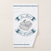 Le Bain du Paris Dark Blue Towel set Bad Handdoek (Handdoek)