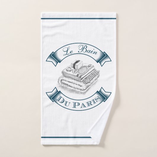 Le Bain du Paris Dark Blue Towel set Bad Handdoek (Handdoek)