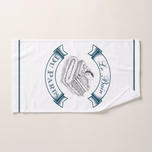 Le Bain du Paris Dark Blue Towel set Bad Handdoek (Handdoek)