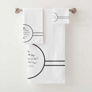 Le Bain Paris Bathroom Towel Set Bad Handdoek
