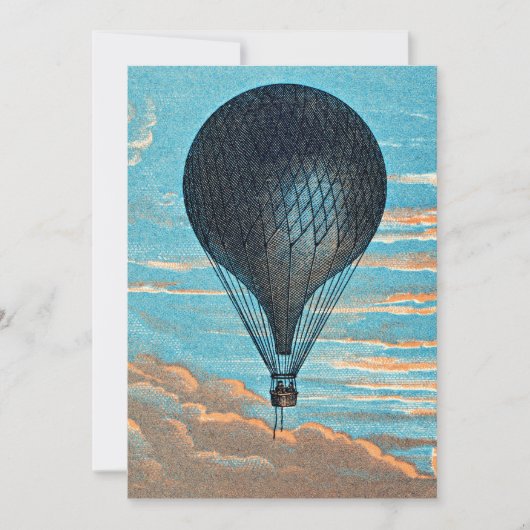 Le Ballon van E. Pichot Bedankkaart (Voorkant)