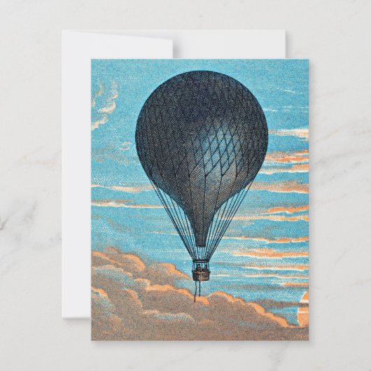 Le Ballon van E. Pichot Notitiekaartje (Voorkant)