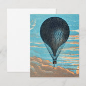 Le Ballon van E. Pichot Notitiekaartje (Voorkant / Achterkant)