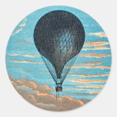 Le Ballon van E. Pichot Ronde Sticker (Voorkant)