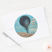 Le Ballon van E. Pichot Ronde Sticker (Envelop)