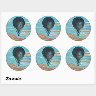 Le Ballon van E. Pichot Ronde Sticker