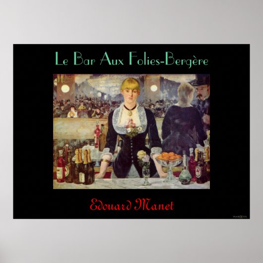 LE BAR AUX FOLIES-BERGERE POSTER (Voorkant)