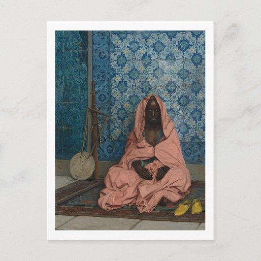 Le Barde Noir van Jean-Léon Gérôme, c1888 Briefkaart (Voorkant)