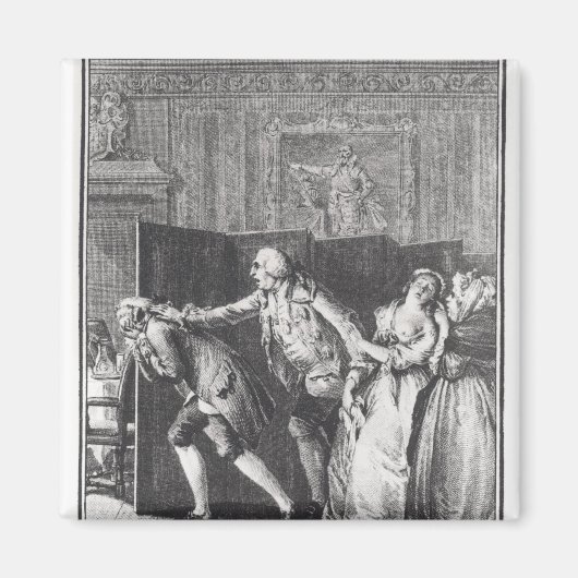 Le Baron chassa Candide du Chateau Magneet (Voorkant)