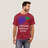 Le Beaujolais Nouveau est arrière T-shirt (Voorkant volledig)