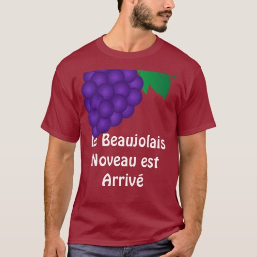 Le Beaujolais Nouveau est arrière T-shirt (Voorkant)