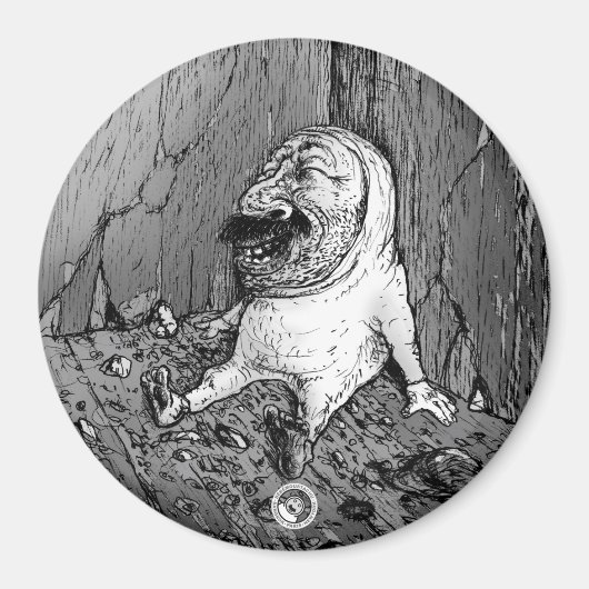 le bébé moustatchu - magnet -001 (Voorkant)