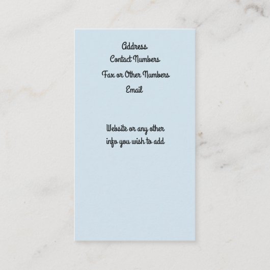 Le Bec Liais Dethrone L'Electricite Visitekaartje (Achterkant)