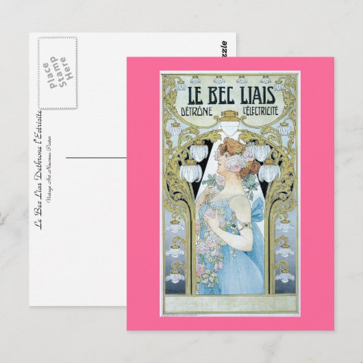 le Bec Lias Dethrone l'Ectricite Briefkaart (Voorkant / Achterkant)