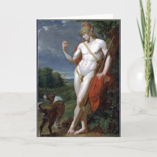  Le Berger Pâris Fine Art Greetings Card Kaart (Voorkant)