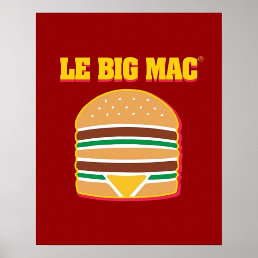 Le Big Mac Poster (Voorkant)
