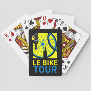 Le Bike Tour Kunst Pokerkaarten