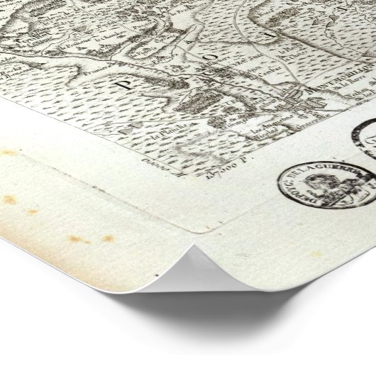 Le Blanc, Chateauroux, Montmorillon Poster (Hoek)