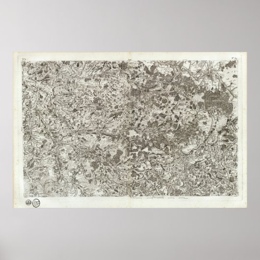 Le Blanc, Chateauroux, Montmorillon Poster (Voorkant)