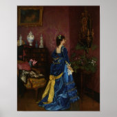Le Blue Robe, Auguste Toulmouche Poster (Voorkant)