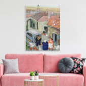 Le Boulanger Canvas Afdruk (Insitu (Woonkamer))