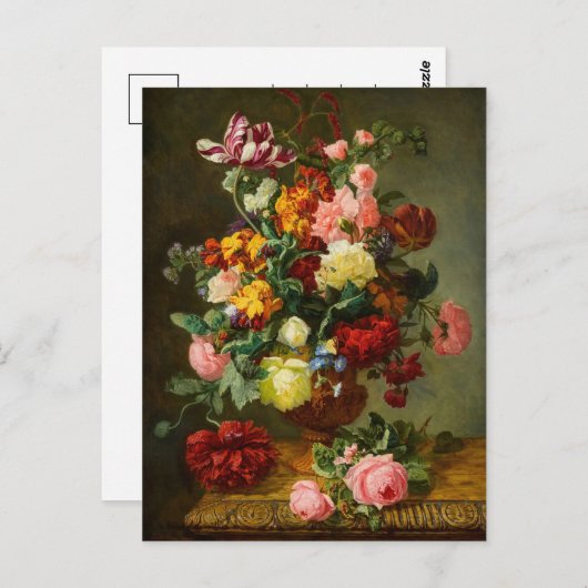 Le Bouquet | Simon Saint-Jean Briefkaart (Voorkant / Achterkant)